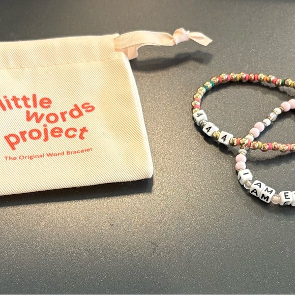 Little Words Project I AM ENOUGH  Inspirational Bracelet Size Small - Picture 2 of 2